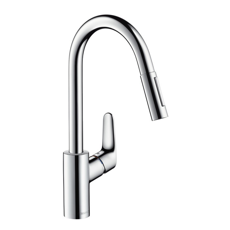 Hansgrohe Focus 240 М41 смесител с изтеглящ  душ, 2 струи 31815000