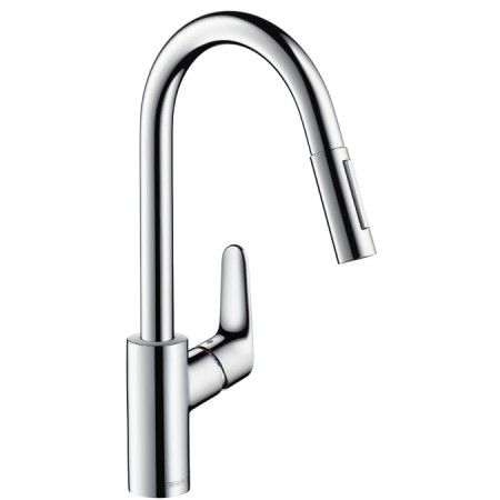 Hansgrohe Focus 240 смесител с изтеглящ с душ на топ цена — Gaudi DS