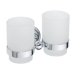 Bemeta Retro хром двоен държач с чаши 144310022