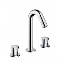 Hansgrohe Logis тридупков смесител за мивка с изпразнител 71133000