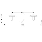 Hansgrohe Logis хавлийник за баня 2 40516000