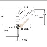 TEKA MT PLUS 993 кухненски смесител 2 Б.538.ХР
