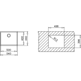 TEKA BE Linea 500/400, Мивка 1 M.1017