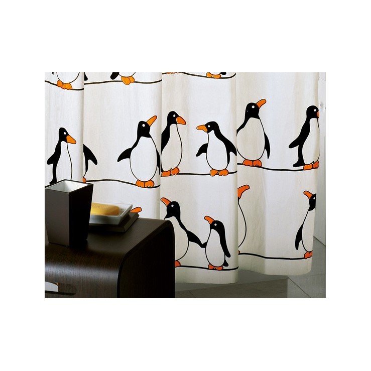 Pinguini завеса за баня с пингвини 180x200 0CO31830430
