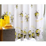Honey Farm завеса за баня с пчелички 180x200 1 0CO31830430
