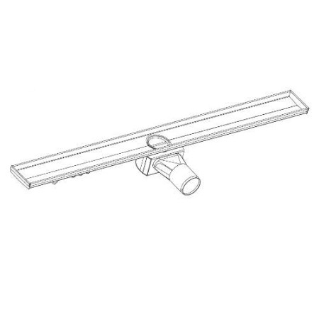 Лентов Aco Shower Drain B решетка Stripe 785x70mm