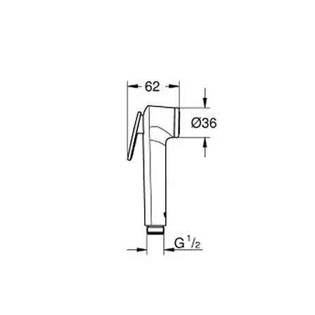 Grohe Tempesta-F 30 интимен душ