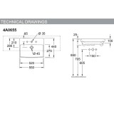 Villeroy & Boch Avento 55х44 см стенна мивка 1  4A065501