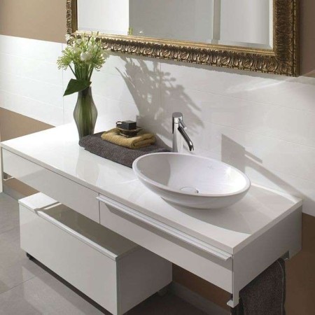Villeroy & Boch Loop & Friends 63х43 см мивка купа върху плот
