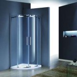 Овална Luxury с плъзгащи се врати 6мм стъкло 90х90х190 1 GDS_C_Luxury9090190