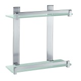 Gedy Cloud двойна етажерка със стъкло 1 CD82 38