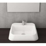 Bocchi Firenze 50см умивалник за монтаж върху плот бял гланц 1 1074 001 0126