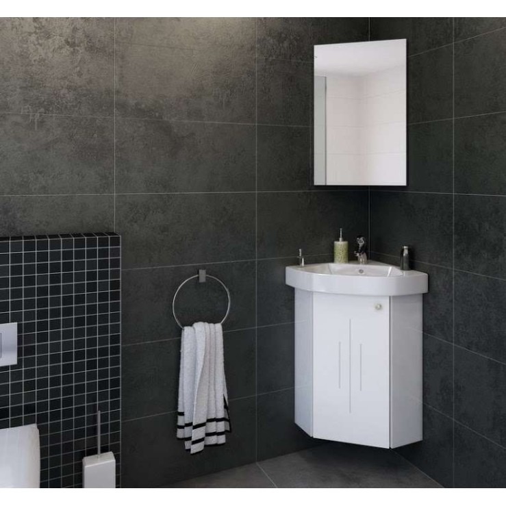 Комплект Kara 46 PVC, огледален горен шкаф, ъглови komplekt-кара46-pvc