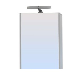 Огледален горен шкаф Classica 40 см PVC с LED осветление P4001UCL