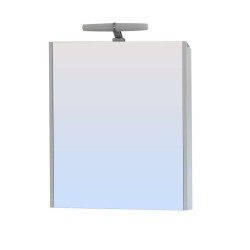 Огледален горен шкаф Classica 50 см PVC с LED осветление P5001UCL
