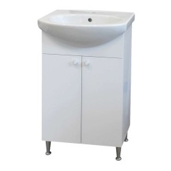 Долен Neo 55см PVC с мивка, две врати NEO5501N
