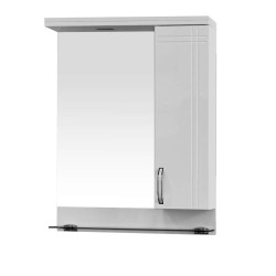 Шкаф Sofia Lux горен 55см PVC с огледало и LED осветление P5501US