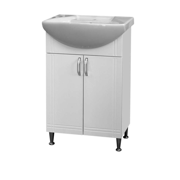 Долен Sofia Lux 55см PVC с мивка, стоящ PW5501S
