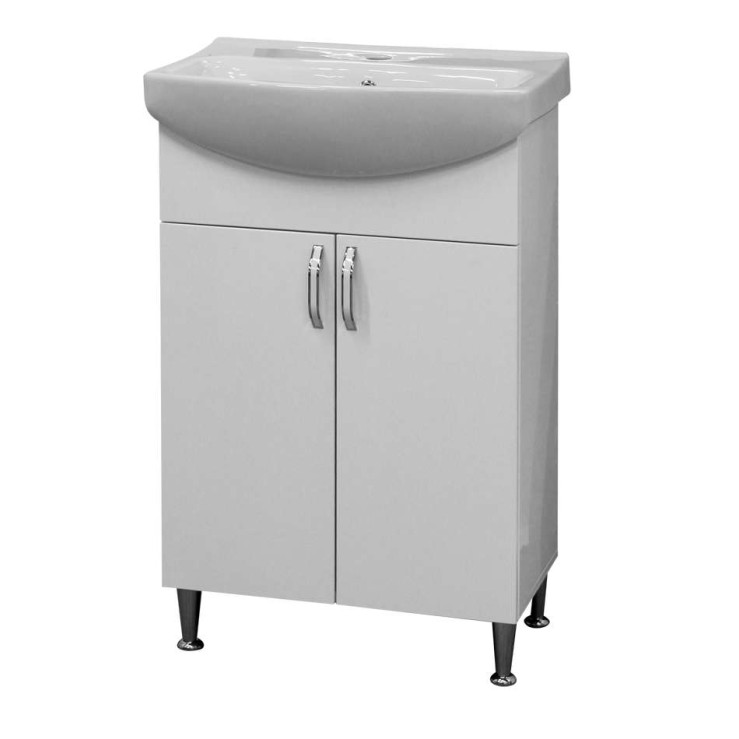 Долен Sofia 55см PVC с мивка, стоящ P5501NM