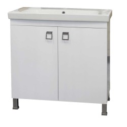 Долен Triniti 80 см PVC, стоящ с мивка TR8001N