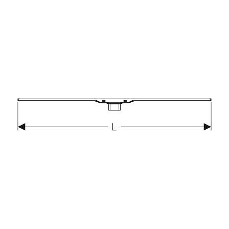 Geberit душ канал CleanLine 20