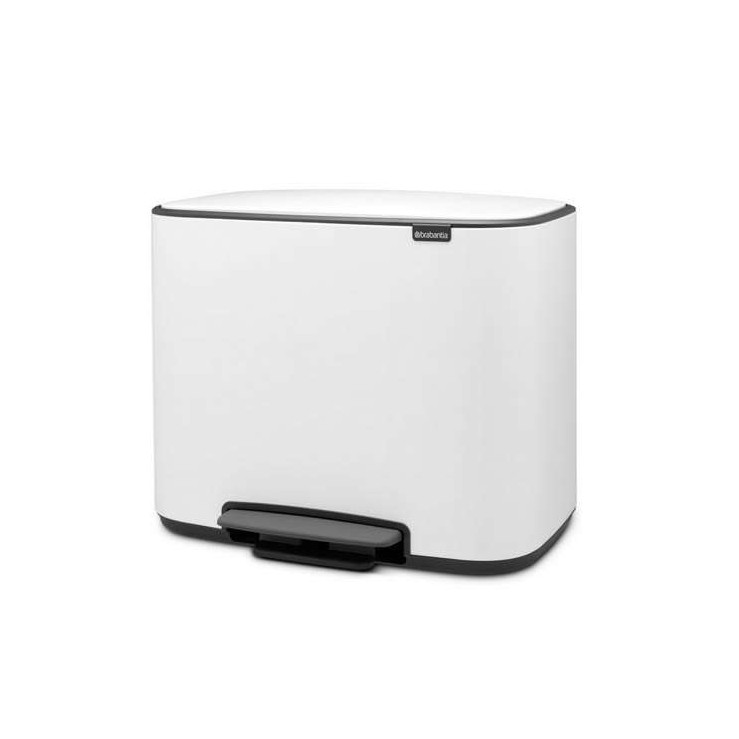 Brabantia Bo Pedal бял кош за отпадъци 3х11л 1000220
