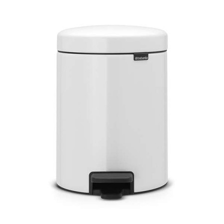 Brabantia NewIcon 5 l - кош с педал, бял