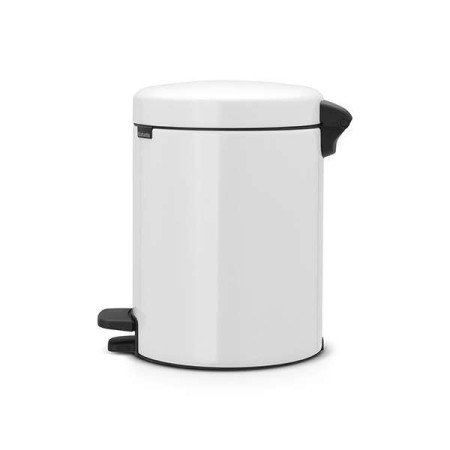 Brabantia NewIcon 5 l - кош с педал, бял