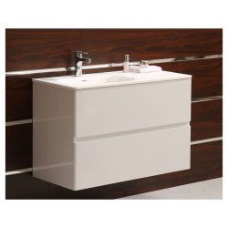 Долен PVC шкаф 90 см с мивка  iStone, конзолен, бял gds_ICP9060 
