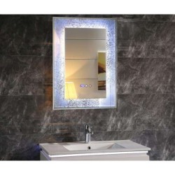 Огледало с "Touch screen", LED осветление, часовник 60х90сm gds_ICL1792