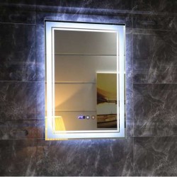Огледало с "Touch screen", LED осветление, часовник 50х70 сm gds_ICL1794