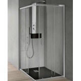 Hafro правоъгълна душ кабина 70х80 прозрачна 1 FOA1MR067+FOA1MR077