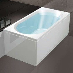 Правоъгълна Hafro Nova 180х80 с рамка, панели и автоматичен сифон 2NVB2N2