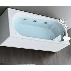 Хидромасажна Hafro Nova Whirlpool 180х80 с рамка, панели, сифон - лява 2NVB2S3