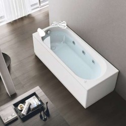 Хидромасажна Hafro Nova Whirlpool 160х70 с рамка, панели, сифон - дясна 2NVA7D3