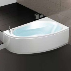Хидромасажна асиметрична Hafro Nova Whirlpool 160х100 с рамка, панели, сифон - дясна 2NVB5D3