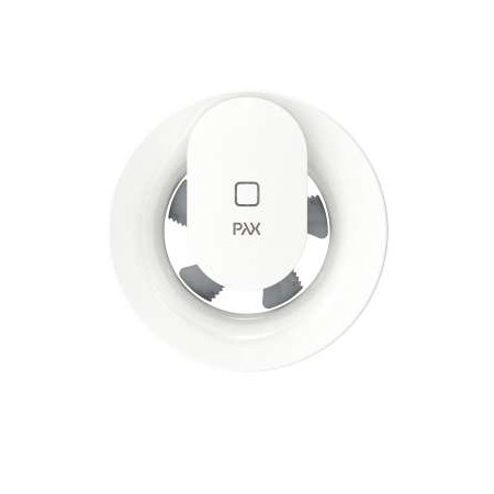 Смарт вентилатор с за баня Pax Norte с дистанционно Bluetooth управление, бял