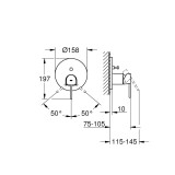 Grohe Plus смесител вграждане за вана/душ, хром 2 24060003