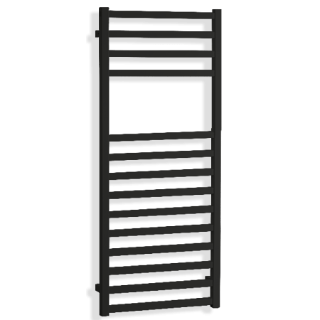 Ercos Square Nero 470x1200 лира за баня, черен мат