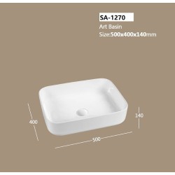 Мивка 50х40 см за плот GDSSA 1270ES