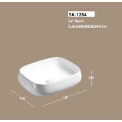Мивка 56х42 см за плот GDSSA 1284ES
