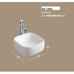 Мивка 39х39 см за плот, овал GDSSA 1452ES