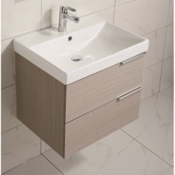 Долен шкаф Karol PVC 60 см, конзолен с дървесни декори gds_ICP 5935