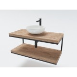 Долен шкаф Quadro 100 см с два дървени плота от масив 2 quadro_100_2xwood