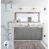 Miroalpy 2 Slim душ система за вграждане с тръбно окачване и таванно рамо 1 miralpy 2.2slim