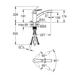 GROHE Eurosmart кухненски смесител с издърпващ се чучур, ПРОМО 1 30305001