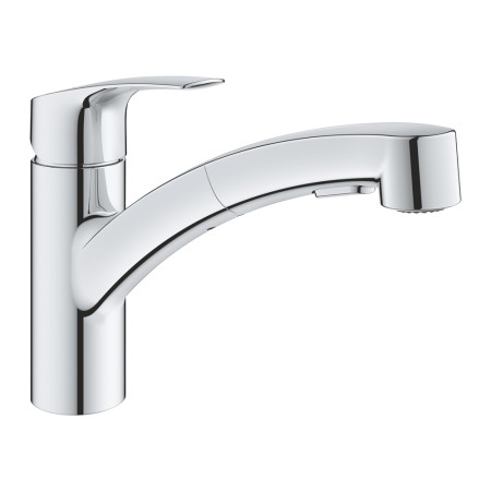 GROHE Eurosmart кухненски смесител с издърпващ се чучур