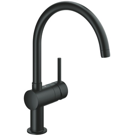 GROHE Minta кухненски смесител С-чучур регулируем дебитен ограничител