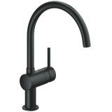 Grohe Minta кухненски смесител с регулируем дебитен ограничител, черен мат, ПРОМО 2 32917KS0