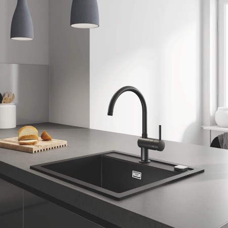 GROHE Minta кухненски смесител С-чучур регулируем дебитен ограничител